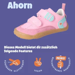AHORN - Barfußschuhe pink