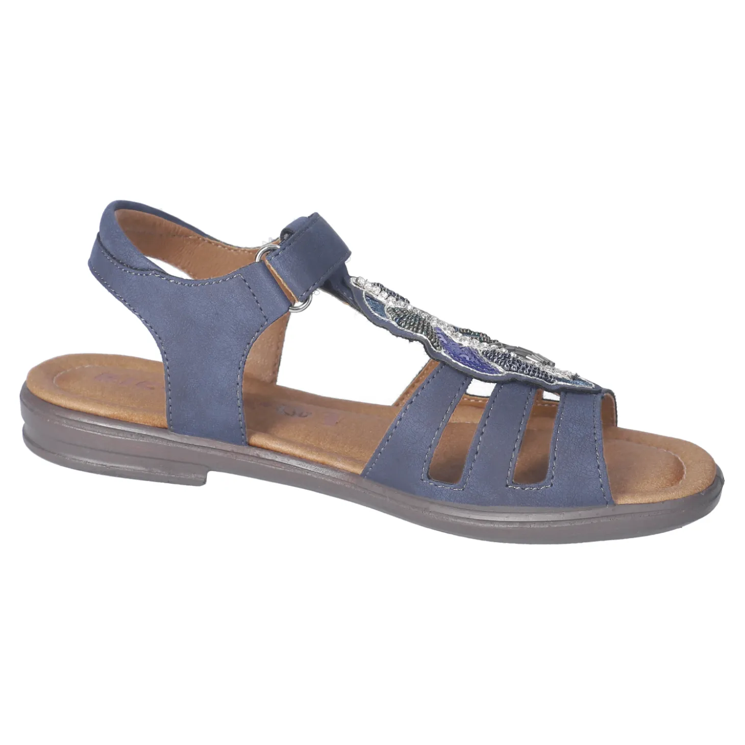 AMELIE - Sandalen Blau