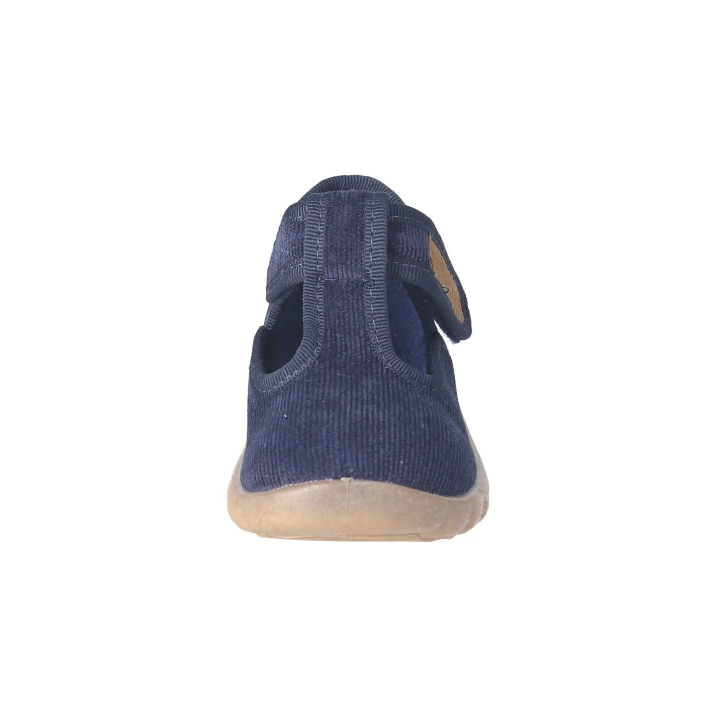 Kinder Klett-Hausschuhe Blau