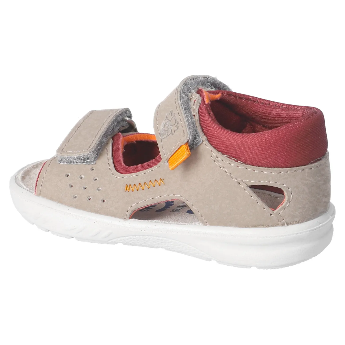 MANTU - Sandalen hellbraun