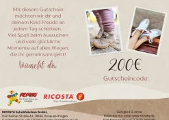 RICOSTA Gutscheinkarten