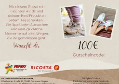 RICOSTA Gutscheinkarten